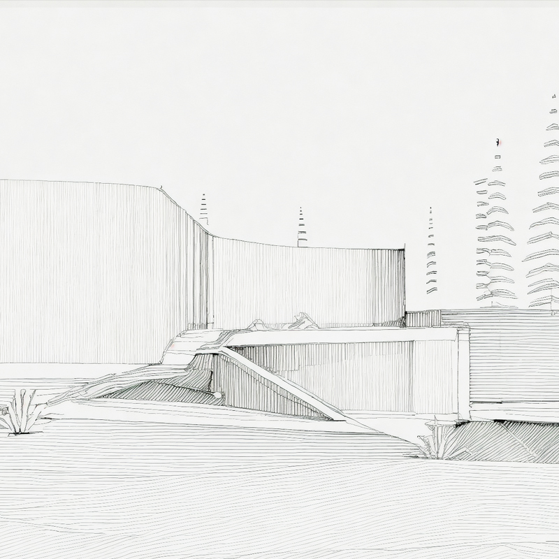 Sketch of Lake Conjola House by Arkhaus