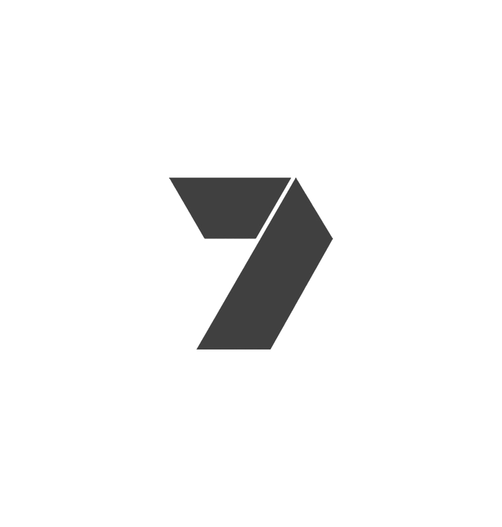 A minimalist black and white logo featuring a three-dimensional abstract shape resembling the numeral seven (7). The design appears geometric with clean lines and sharp angles, reflecting the sophistication often seen in the best duplex designs by a top Sydney architect, set against a plain white background.